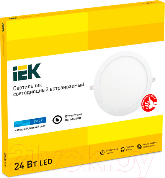 Изображение товара Точечный светильник IEK LDVO0-1610-1-24-6500-K01