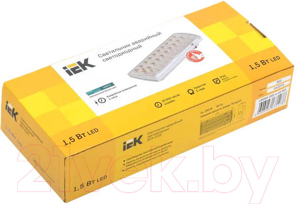 Изображение товара Светильник аварийный IEK ДПА 2105 / LDPA0-2101-4-65-K01
