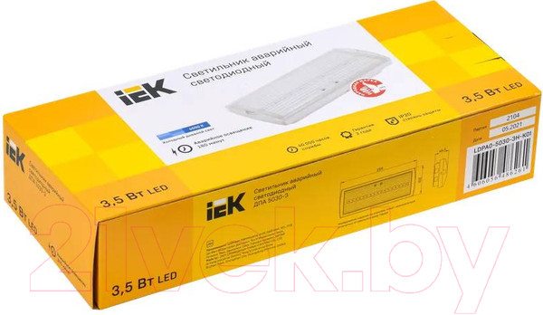 Изображение товара Светильник аварийный IEK ДПА 5030-3 / LDPA0-5030-3H-K01