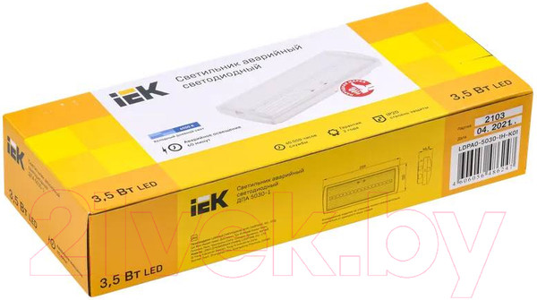 Изображение товара Светильник аварийный IEK ДПА 5030-1 / LDPA0-5030-1H-K01