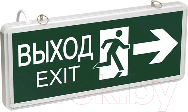 Изображение товара Светильник аварийный IEK ССА 1003 Выход-Exit / LSSA0-1003-003-K03