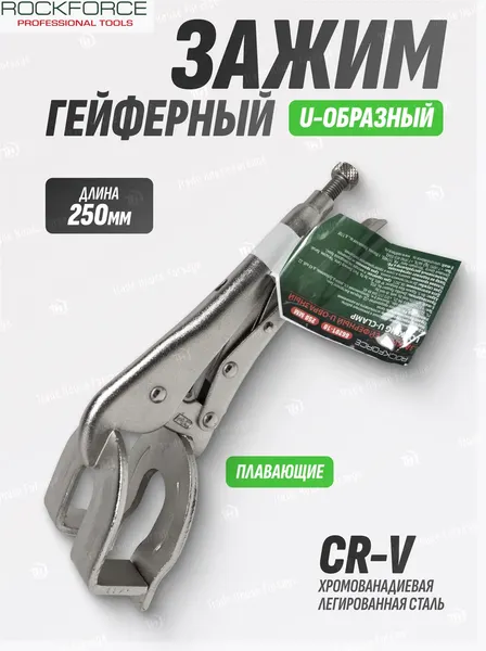 Изображение товара Гейферный зажим RockForce RF-66201-10 (51051)