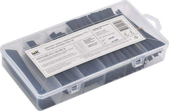 Изображение товара Набор трубок термоусаживаемых IEK UDR10-002-012-105-K02-B