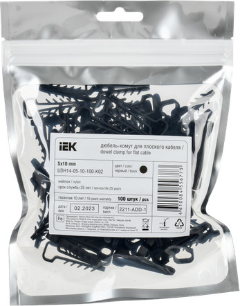 Изображение товара Дюбель-хомут IEK UDH14-05-10-100-K02 (100шт)