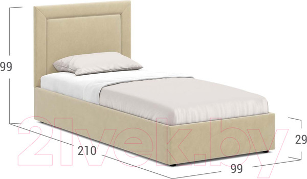 Изображение товара Односпальная кровать Moon Family 1258 / MF004776