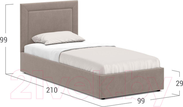 Изображение товара Односпальная кровать Moon Family 1258 / MF004816