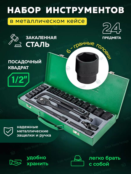 Изображение товара Универсальный набор инструментов RockForce RF-4245B-5MPB(57603)