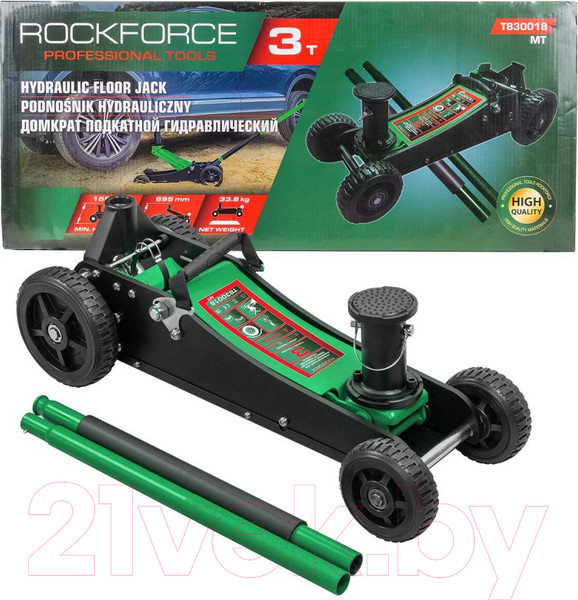 Изображение товара Подкатной домкрат RockForce RF-T830018 MT