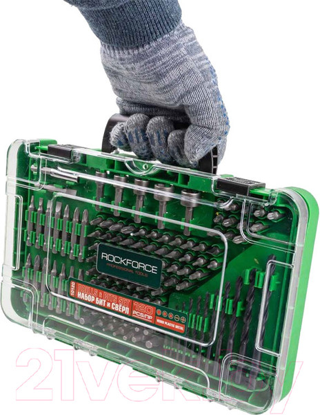 Изображение товара Набор головок, бит RockForce RF-10120