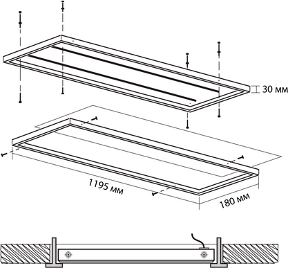 Изображение товара Панель светодиодная JAZZway 5045903