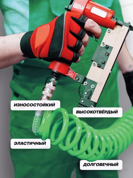 Изображение товара Шланг для компрессора RockForce RF-1410-20Green (58012)