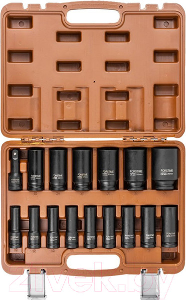Изображение товара Набор головок слесарных Forstime FT-4177-5MPB (52558)