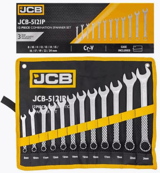 Изображение товара Набор ключей JCB 5121P (57158)