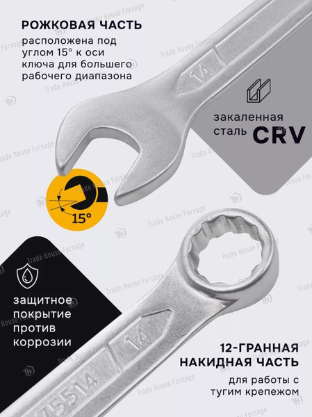 Изображение товара Набор ключей JCB 5121P (57158)