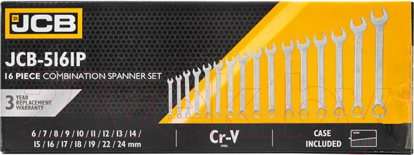 Изображение товара Набор ключей JCB 5161P (57162)
