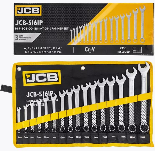 Изображение товара Набор ключей JCB 5161P (57162)