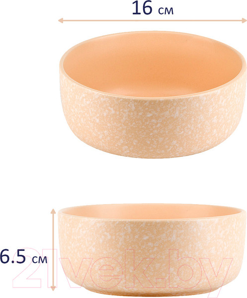 Изображение товара Набор салатников Nouvelle Grow / 2730047-Н2 (Beige)