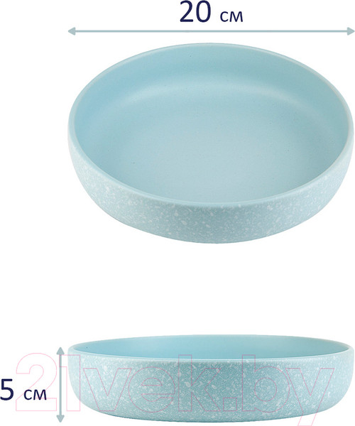 Изображение товара Набор салатников Nouvelle Grow / 2730058-Н2 (Blue)