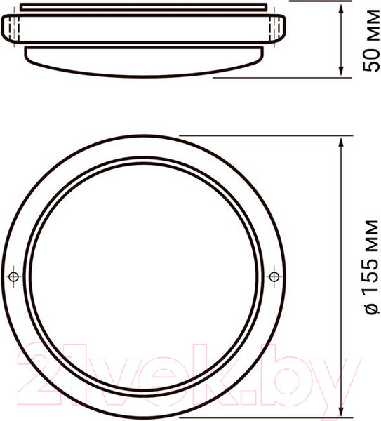Изображение товара Светильник ЖКХ JAZZway Банник PBH-PC2-RA 8Вт 4000К / 1035646