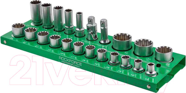 Изображение товара Набор головок слесарных RockForce RF-50221-Q6 (57834)