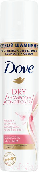 Изображение товара Сухой шампунь для волос Dove 75мл