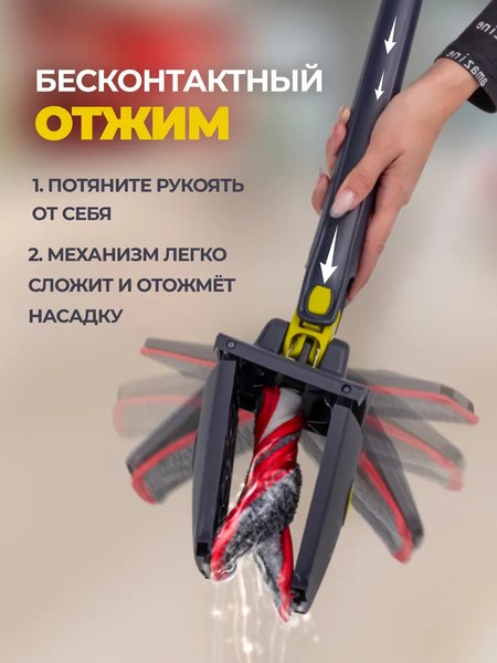 Изображение товара Швабра с отжимом WMC Tools XHblue(56856)