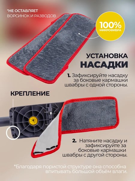 Изображение товара Швабра с отжимом WMC Tools XHblue(56856)