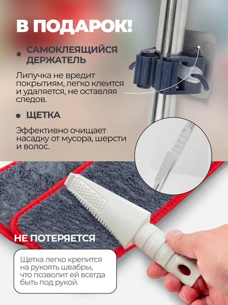 Изображение товара Швабра с отжимом WMC Tools XHblue(56856)