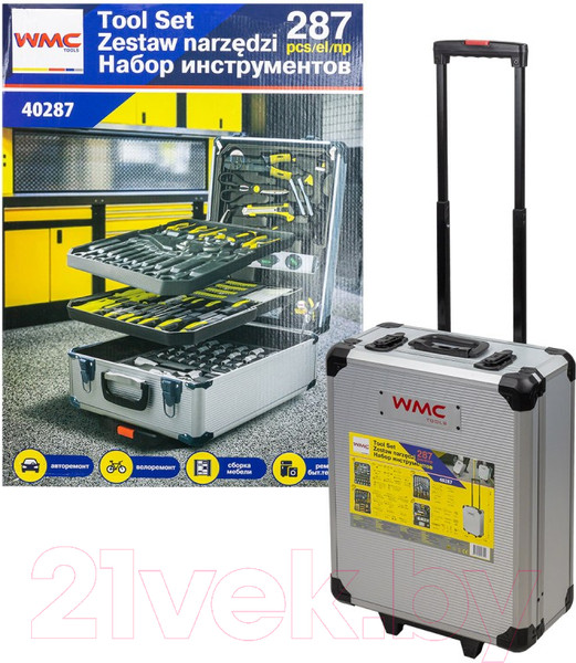 Изображение товара Универсальный набор инструментов WMC Tools WMC-40287 (57276)
