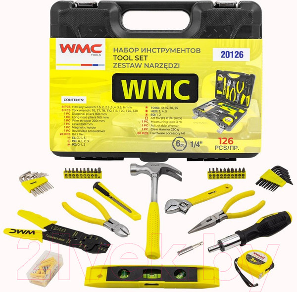 Изображение товара Универсальный набор инструментов WMC Tools WMC-20126 (57307)