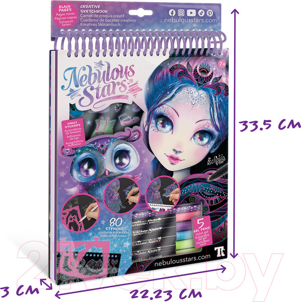 Изображение товара Блокнот-гравюра Nebulous Stars Eclipsia / 11121_NSDA