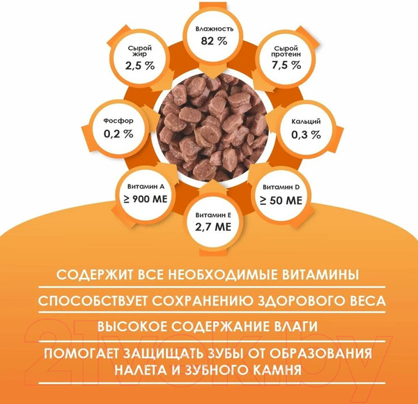 Изображение товара Влажный корм для кошек Kissa С курицей в соусе (75г)