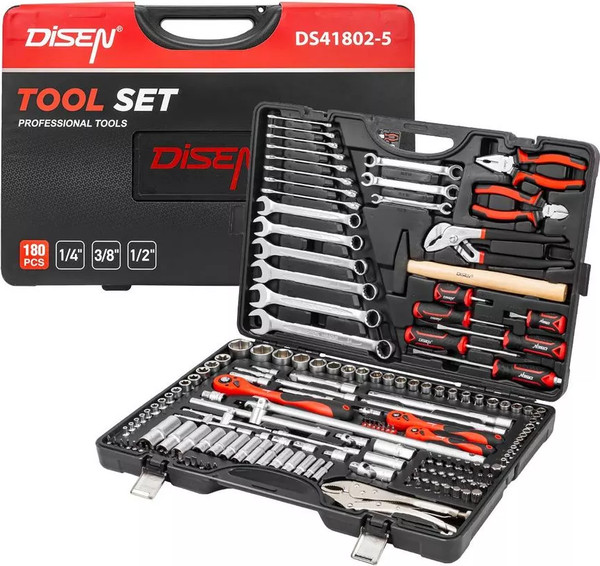 Изображение товара Универсальный набор инструментов Disen DS-41802-5(57972)