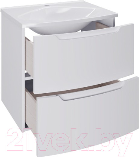Изображение товара Тумба под умывальник Belux Ганновер НП 60-02 (1, белый глянец)