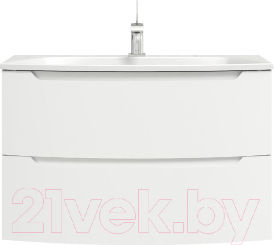 Изображение товара Тумба под умывальник Belux Ганновер НП 80-02 (1, белый глянец)