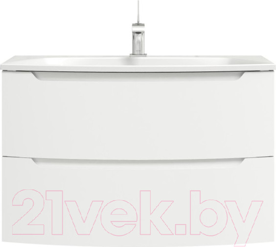 Изображение товара Тумба под умывальник Belux Ганновер НП 90-02 (1, белый глянец)