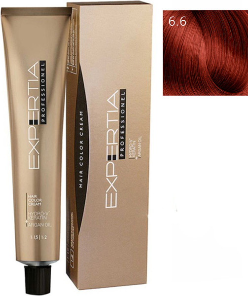Изображение товара Крем-краска для волос Farcom Expertia Professionel тон 6.6 (100мл)