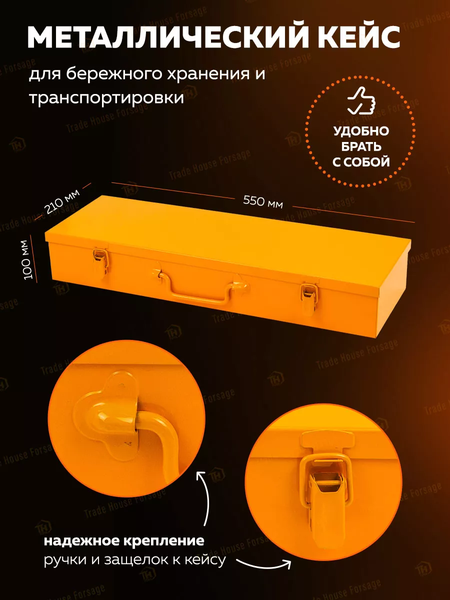 Изображение товара Универсальный набор инструментов Partner PA-6212-5MPB (57960)