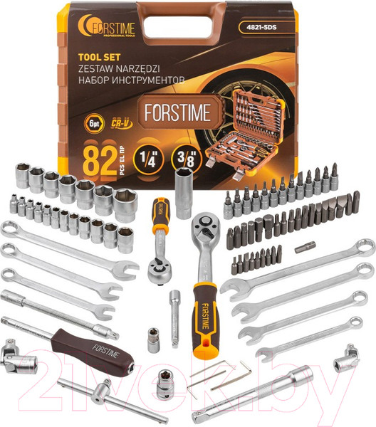 Изображение товара Универсальный набор инструментов Forstime FT-4821-5DS(57353)