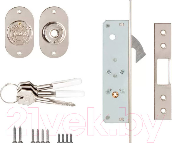 Изображение товара Замок врезной Kale Kilit 201F-BS20-NI-3KEY-S