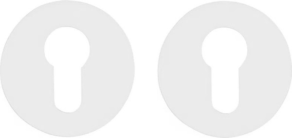 Изображение товара Накладка на цилиндр Зенит РТ-002 (белый матовый)