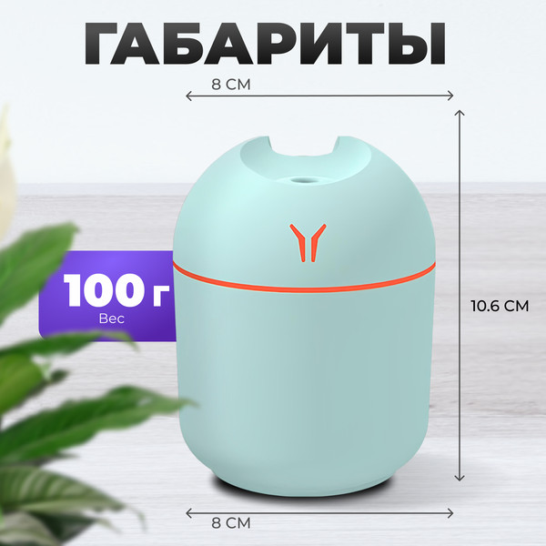 Изображение товара Ультразвуковой увлажнитель воздуха Sundays Home TBD0603344203 (голубой)