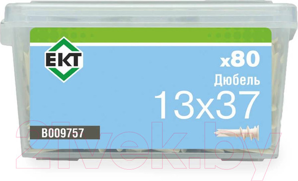 Изображение товара Дюбель для гипсокартона ЕКТ Driva 01S / B009757 (80шт)
