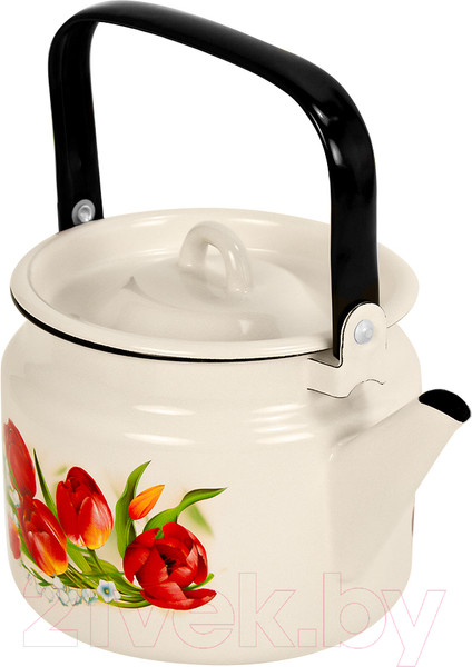 Изображение товара Чайник Лысьвенские эмали Ласковый май С-2710/4ЖмРч
