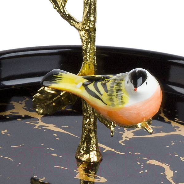 Изображение товара Ваза-этажерка Nouvelle Черный мрамор / 1180035