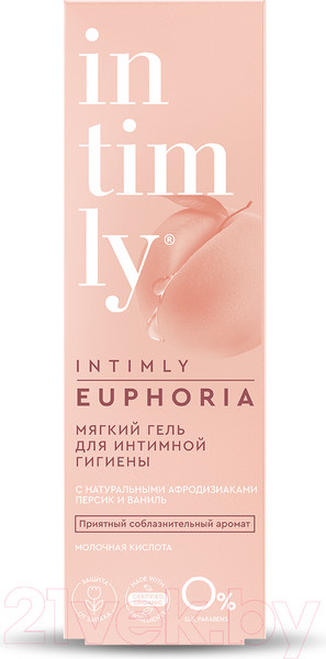 Изображение товара Гель для интимной гигиены Ivomed Intimly Euphoria Освежающий с натуральными афродизиаками (220мл)