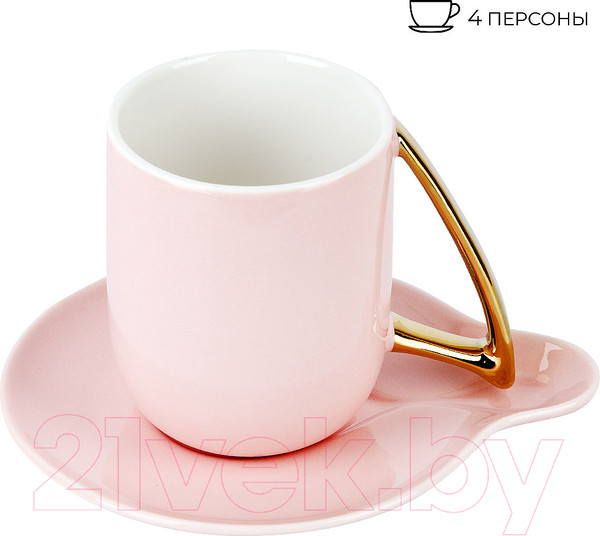 Изображение товара Набор для чая/кофе Nouvelle 5th Avenue / 1400013 (Pink)