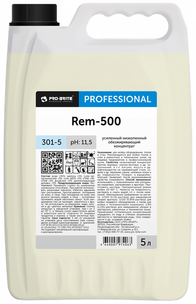 Изображение товара Универсальное чистящее средство Pro-Brite Rem-500 301-5 (5л)