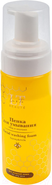 Изображение товара Пенка для умывания La and Te beaute Мед и молоко для жирной кожи LT-1275