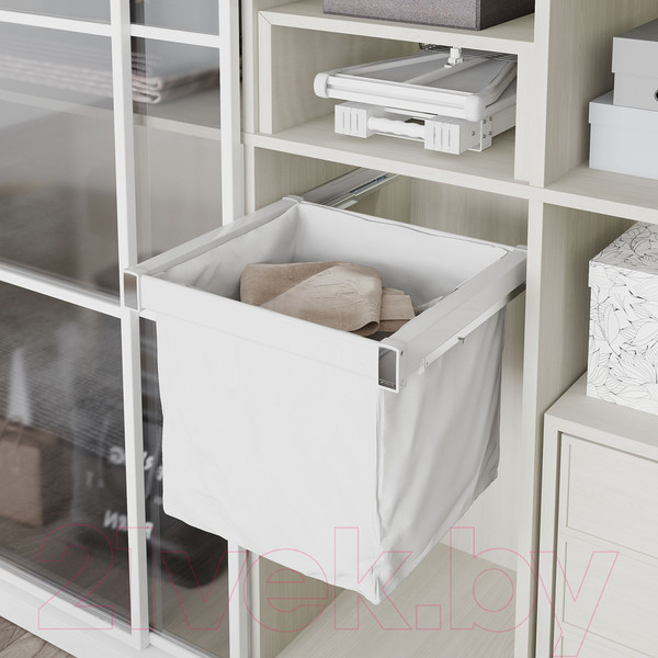 Изображение товара Корзина выдвижная для шкафа Starax S-6791-W (белый)